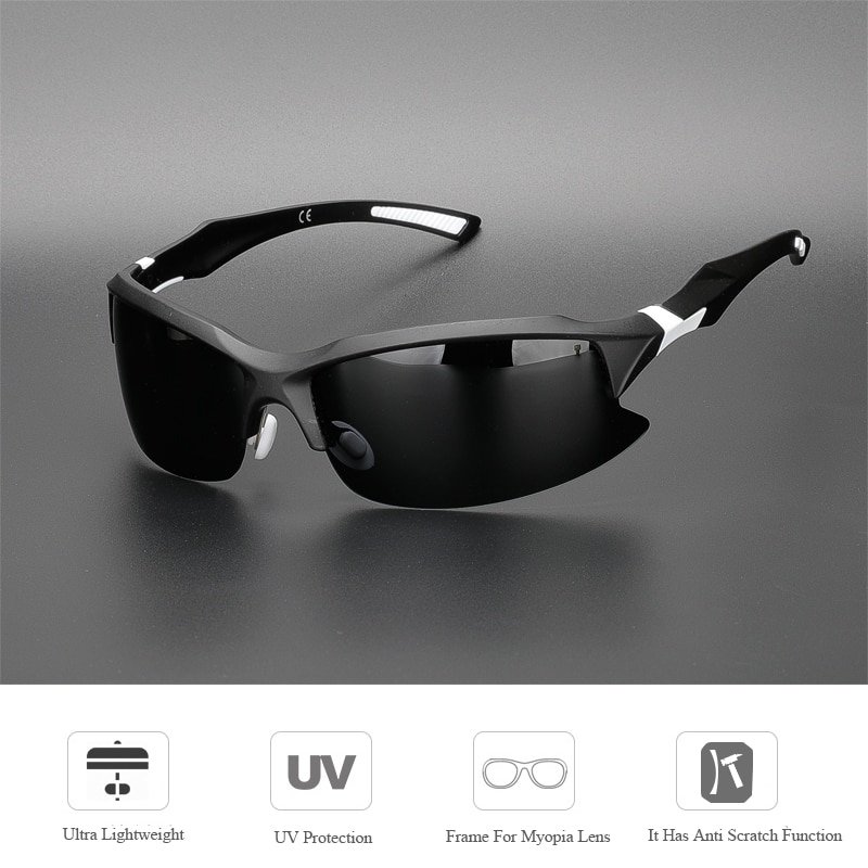 Comaxsun Professional Polarized Cycling Glasses Bicycle Sports Sunglasses UV400 